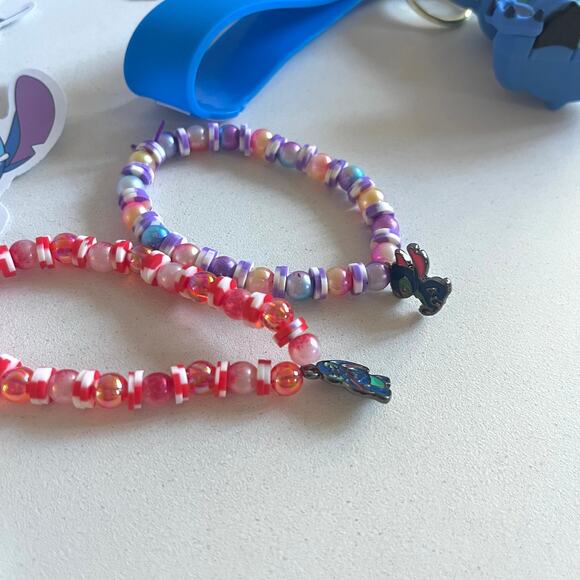 MINISO Stitch Eat Something Before Sleep Box + Keychain, bracelets & stickers - Picture 14 of 14